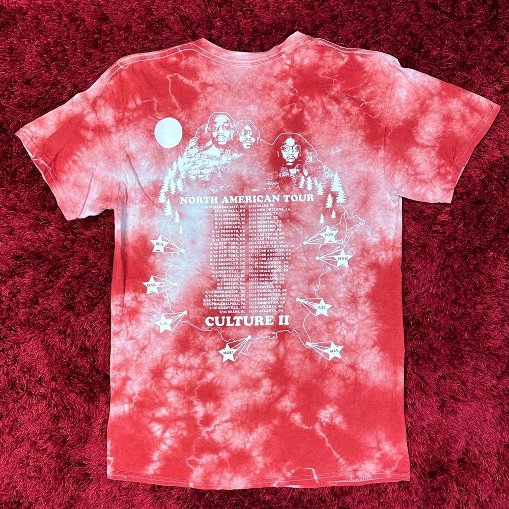 Migos 2018 Culture 2 Album Art Shirt Medium Tour America Quavo Offset Takeoff